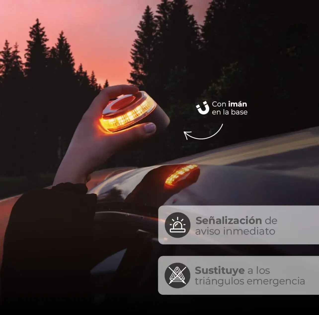 BALIZA V16 GEOLOCALIZABLE - Conectada y Certificada DGT